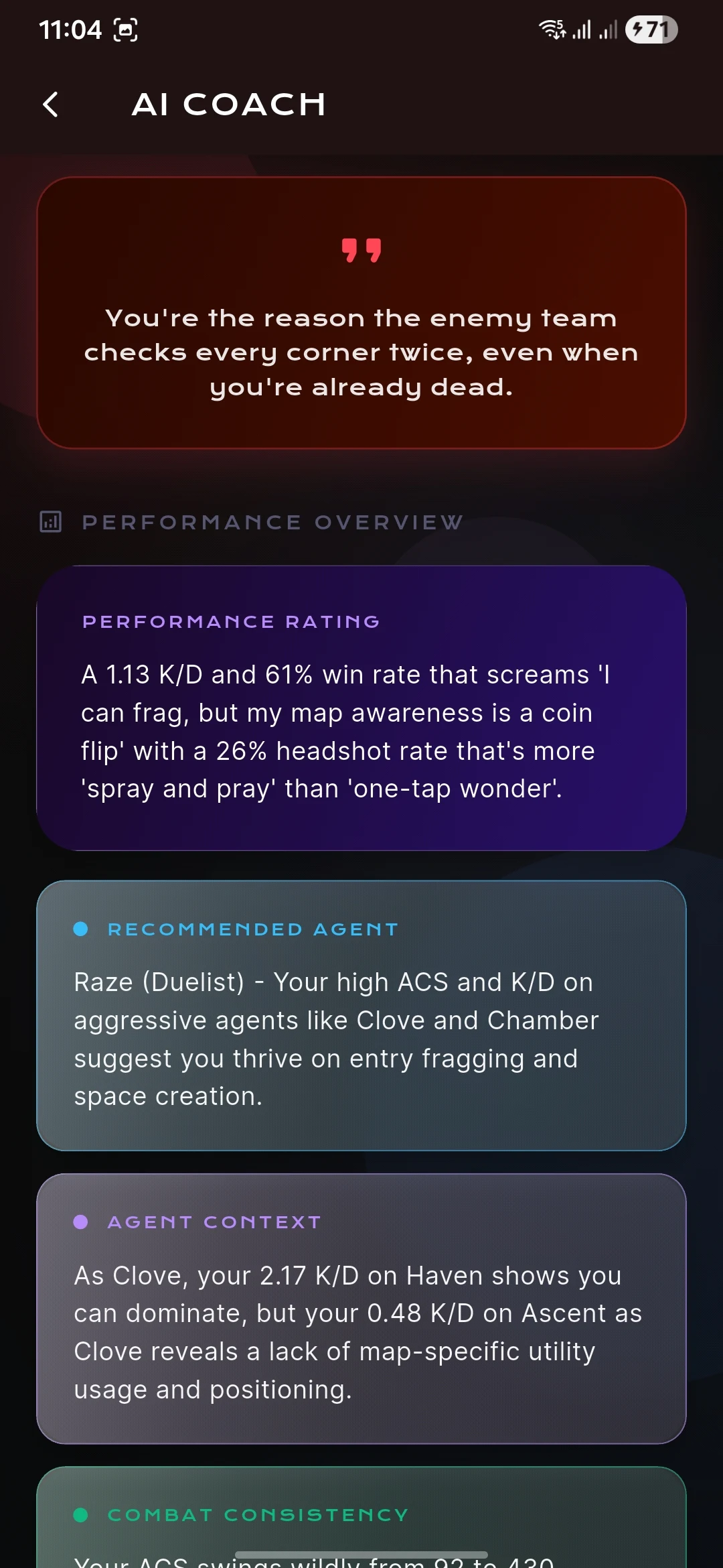 VALOCOACH.AI screenshot